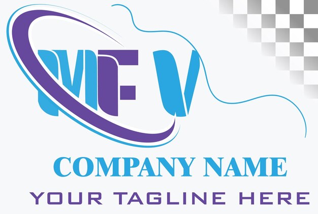 Vector mfv letter logo design