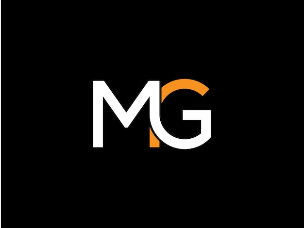 Vettore design del logo mg