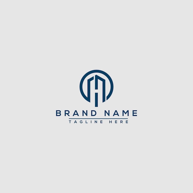 MH Logo Design Template Vector Graphic Branding Element