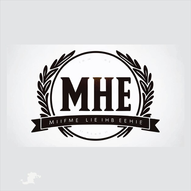 Mhe logo black and white logo