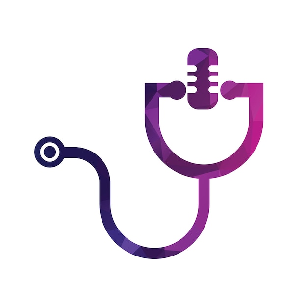 Mic microphone stethoscope for medical podcast