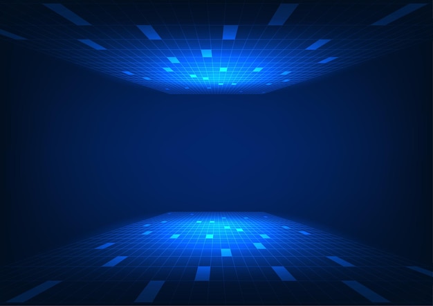 Microchip technologie achtergrond voert snelle verwerking en weergave in de operationele