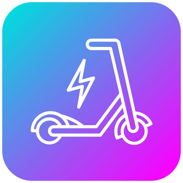 Vector micromobility vector icon can be used for battery and power iconset