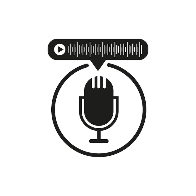 Microphone icon sound. vector illustration.