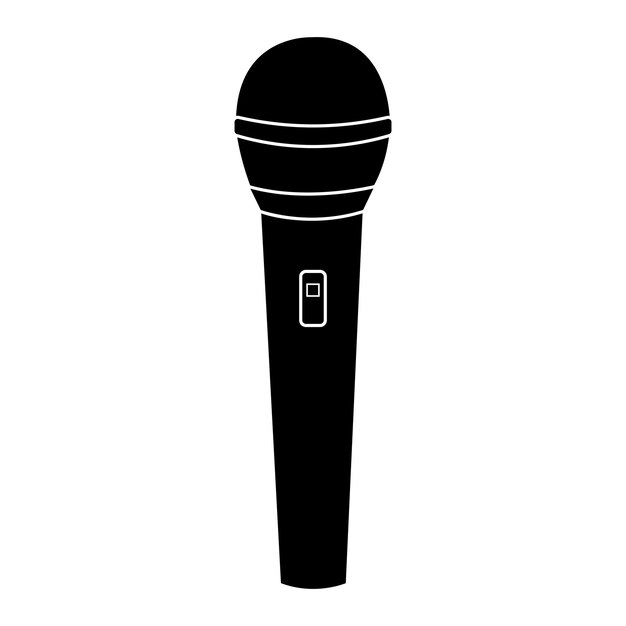 Microphone icon vector illustration design template