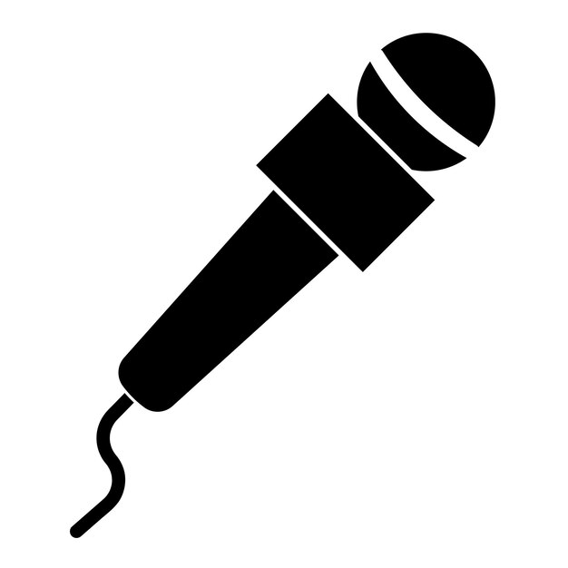 microphone icon vector illustration design template