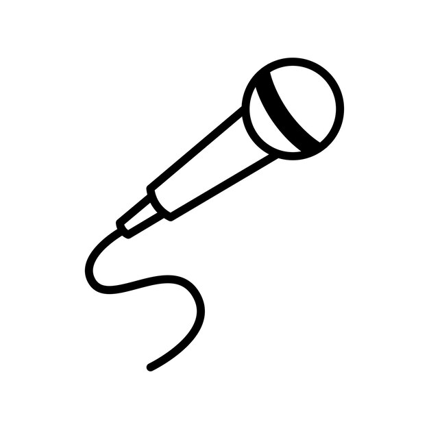 Microphone icon vector