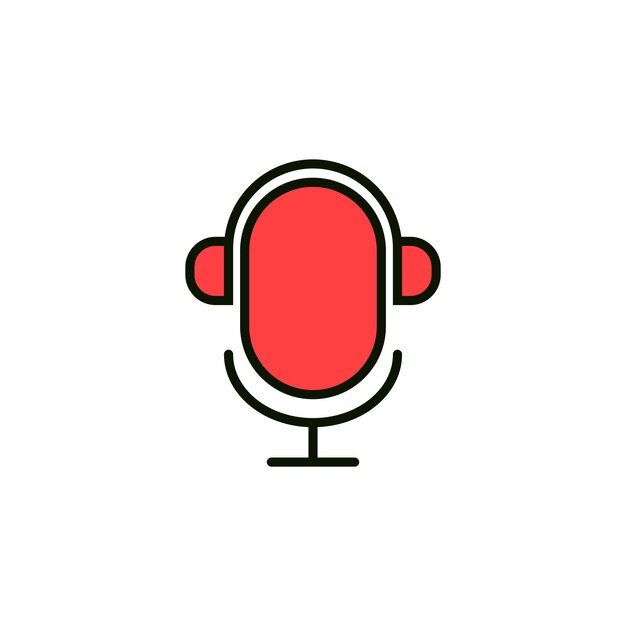 Vector microphone icon