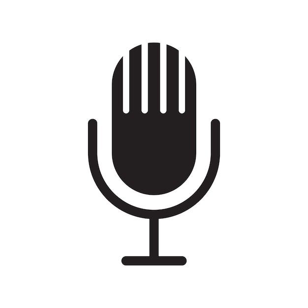 Vector microphone icon