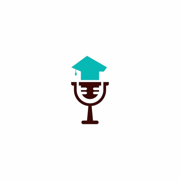 дизайн логотипа микрофона, логотип подкаста