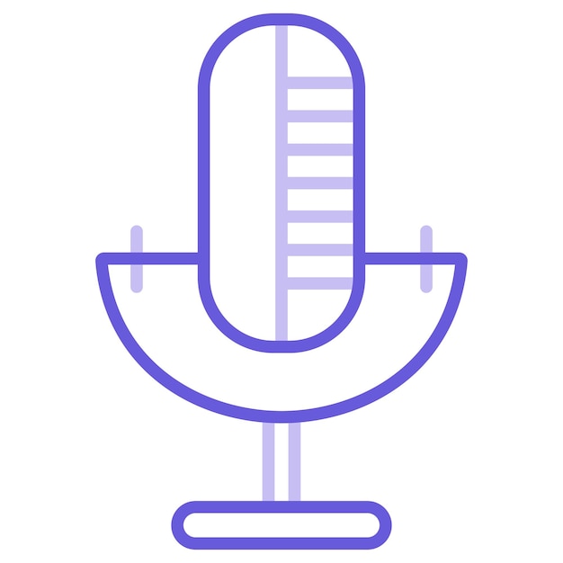 Vector microphone vector illustration