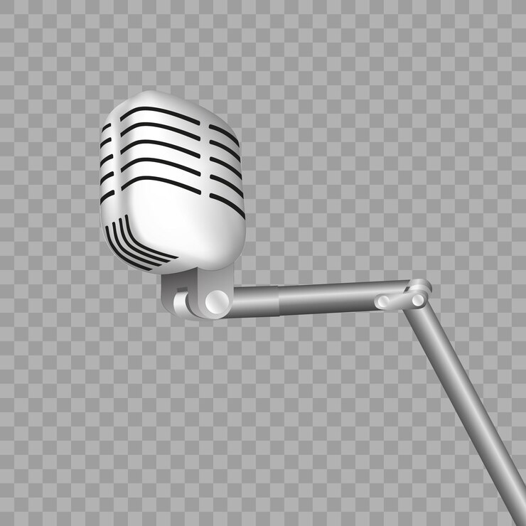 Vector microphone vector illustration
