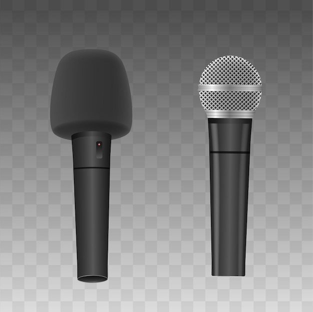 microphones featuring professional audio equipment for audio recording podcasting and broadcasting