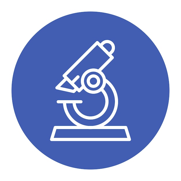 Microscoop icoon vector afbeelding Kan worden gebruikt voor de wetenschap