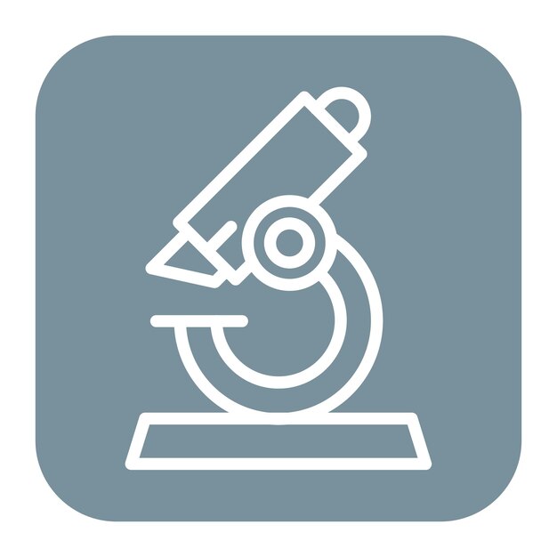 Microscoop icoon vector afbeelding Kan worden gebruikt voor de wetenschap