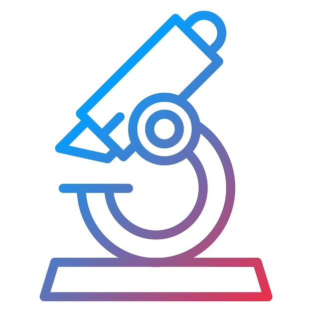 Microscoop icoon vector afbeelding Kan worden gebruikt voor de wetenschap