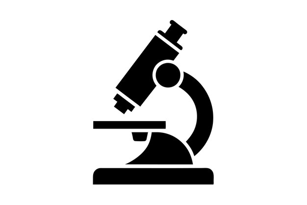 Microscoop vector pictogram