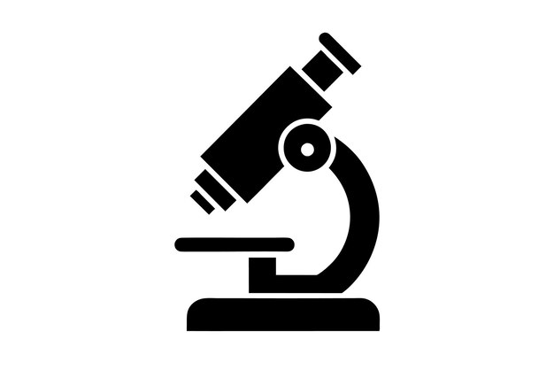 Microscoop vector pictogram
