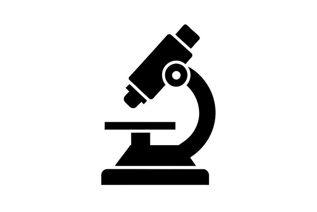 Microscoop vector pictogram
