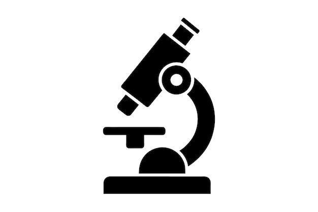 Microscoop vector pictogram