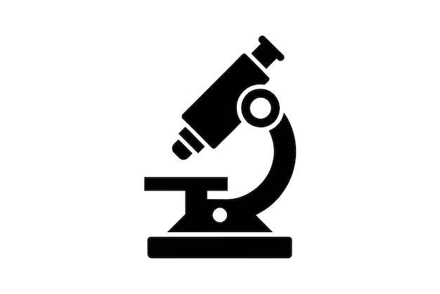 Microscoop vector pictogram