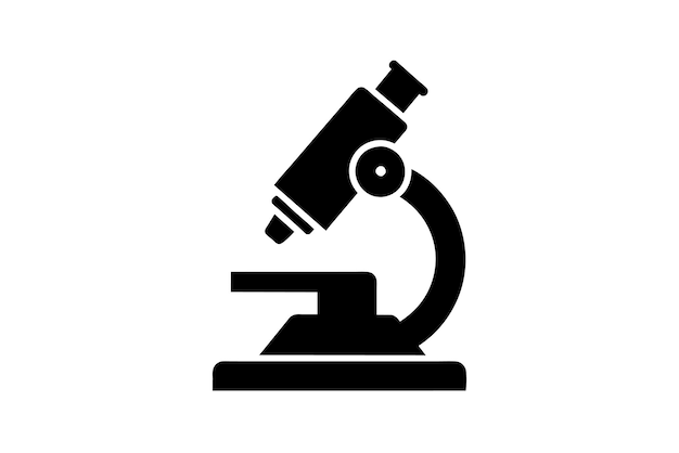 Microscoop vector pictogram