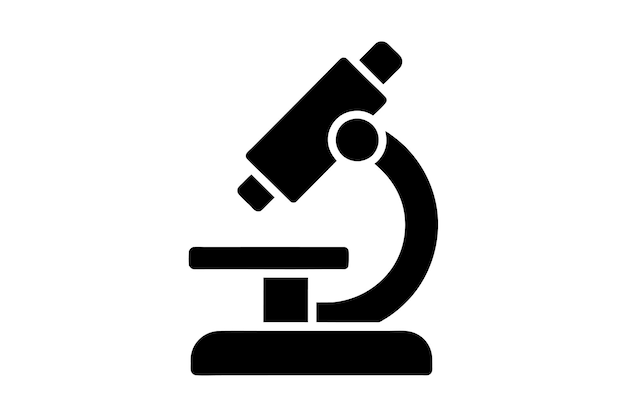 Microscoop vector pictogram