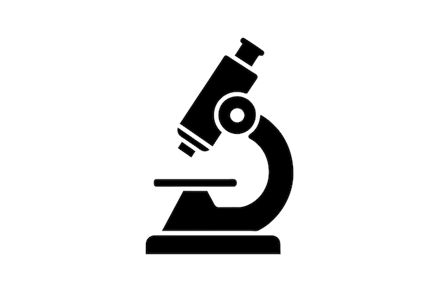 Microscoop vector pictogram