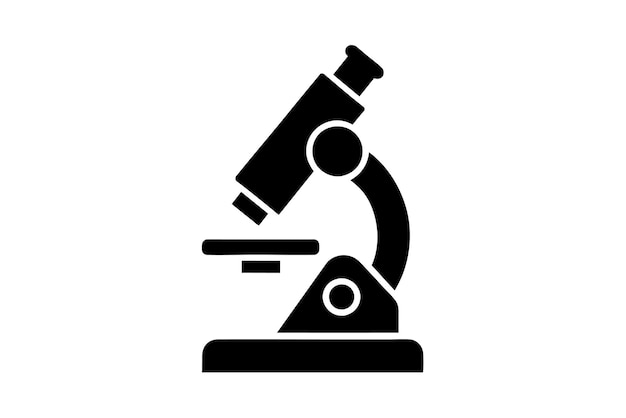 Microscoop vector pictogram