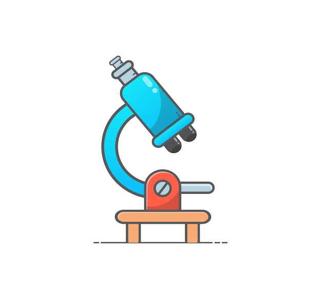 Microscope blue lab microscope chemistry laboratory equipment