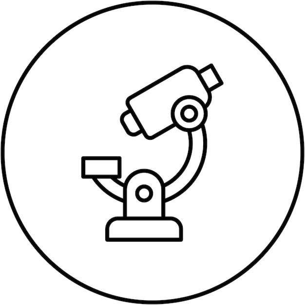 Microscope icon vector image Can be used for Research and Science