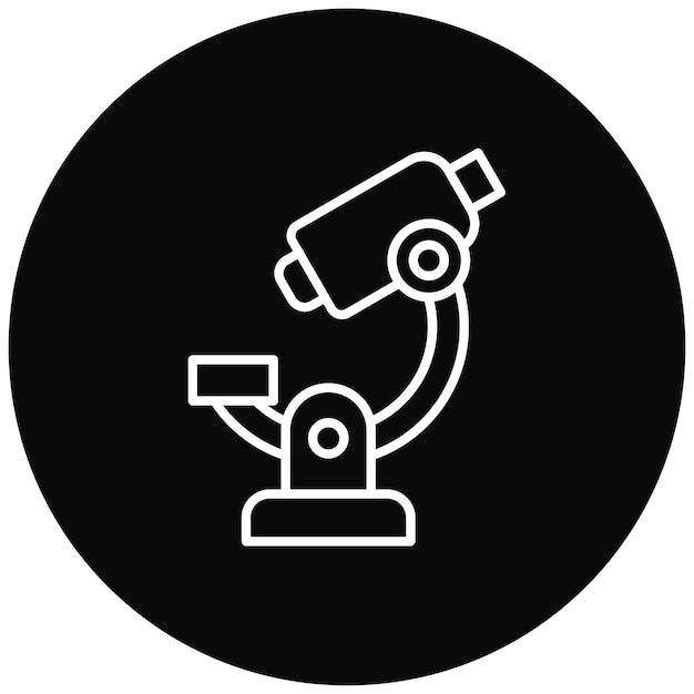 Икона микроскопа векторное изображение может быть использовано для исследований и науки