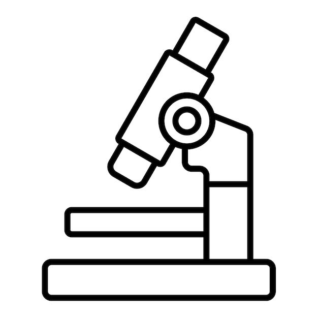 벡터 microscope icon