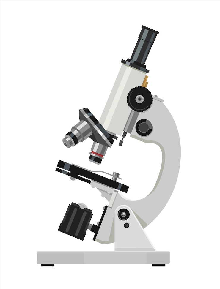 Vector 微鏡 製薬器具 微生物学 拡大器具 科学のシンボル