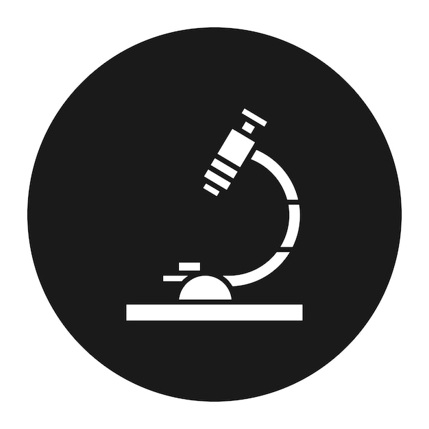 Microscope vector icon Can be used for Health Checkup iconset