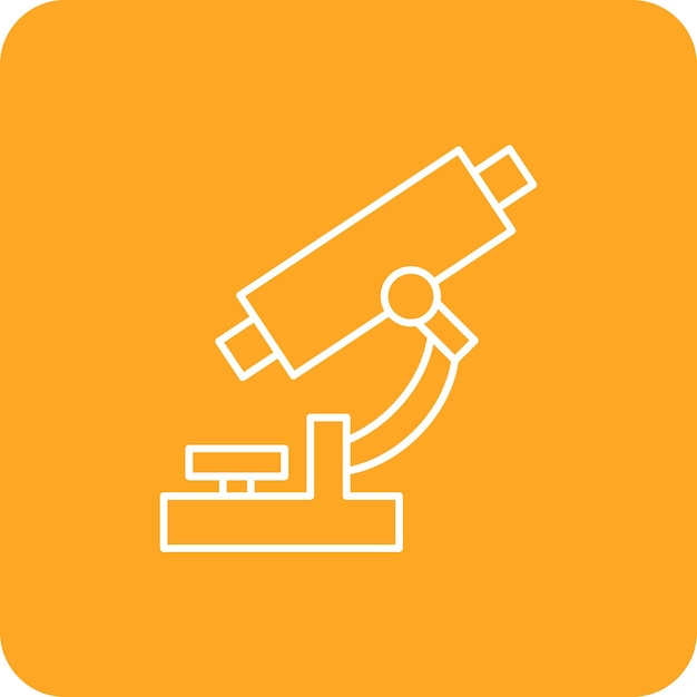 Iconica vettoriale del microscopio può essere utilizzata per il set di icone della farmacia