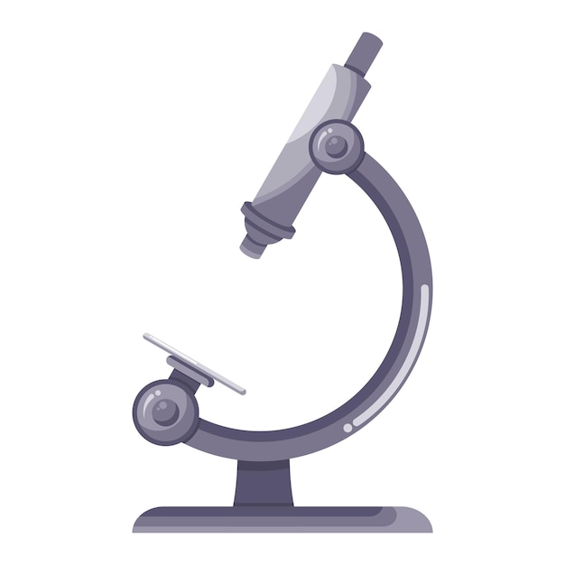 Vector microscope vector illustration graphic science icon symbol