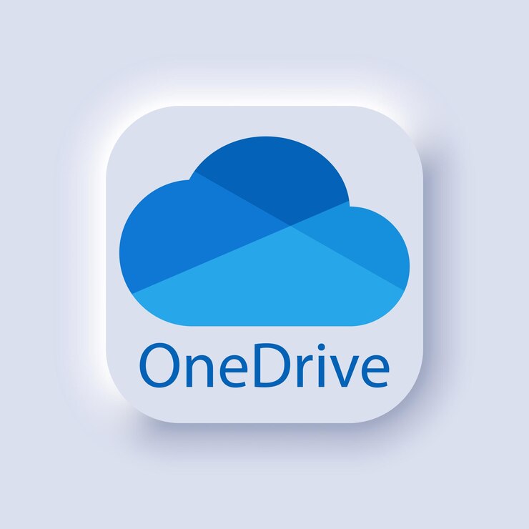 Vector microsoft onedrive logo cloud storage microsoft office 365 logotype microsoft corporation software editorial