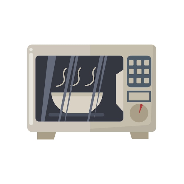 Microwave icon clipart isolated vector illustration