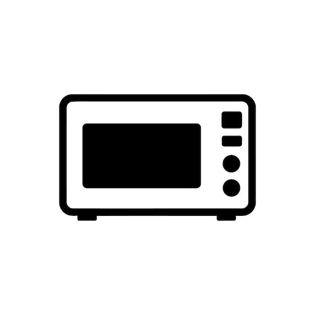 Microwave icon Simple Vector Illustration