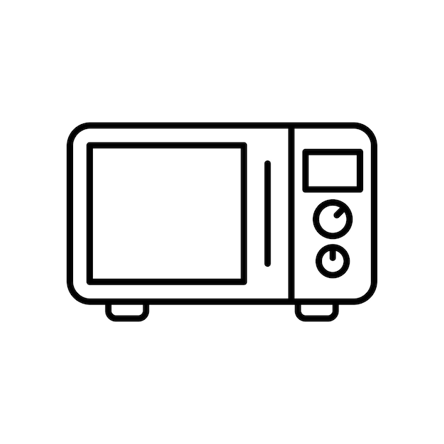 Microwave Icon Vector Design Illustration