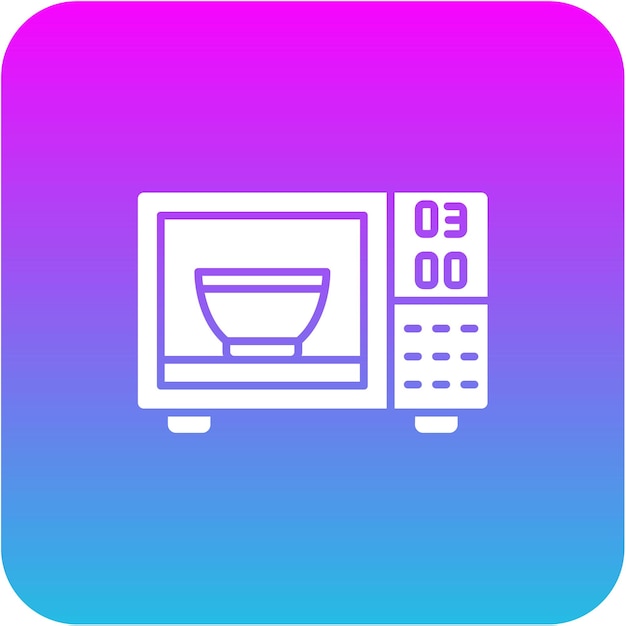 Vector microwave icon