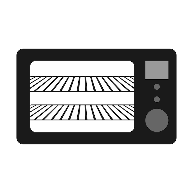 Microwave vector icon