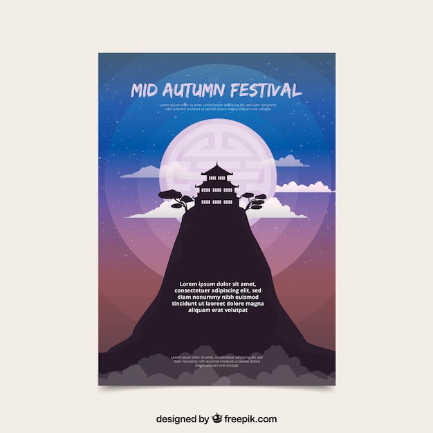 Mid autumn festival design