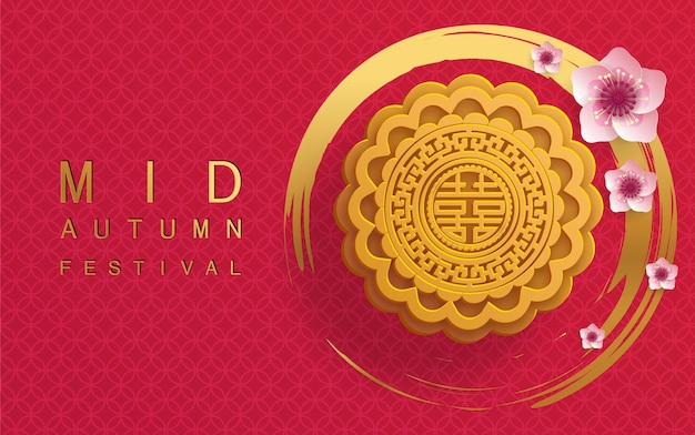 Mid Autumn festival illustratie