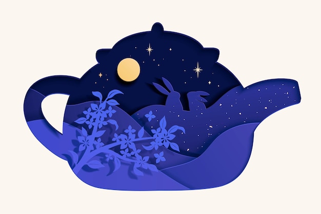 Mid autumn festival illustration