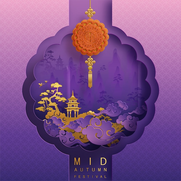 Mid autumn festival illustration