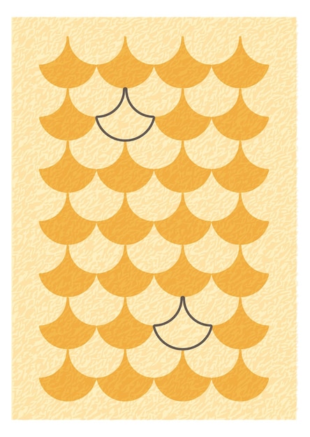 Mid century pattern background abstract vintage design