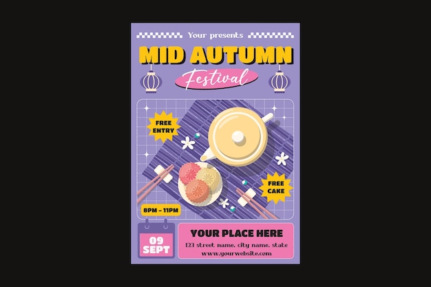 Mid herfst Festival Flyer