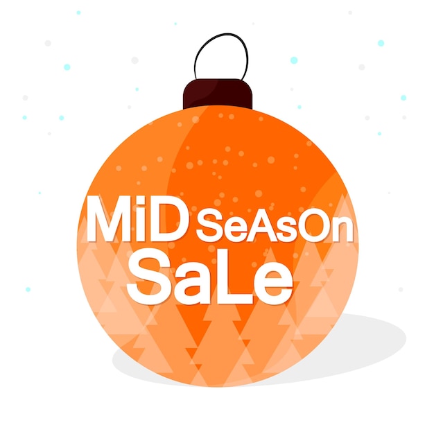 Mid season sale banner